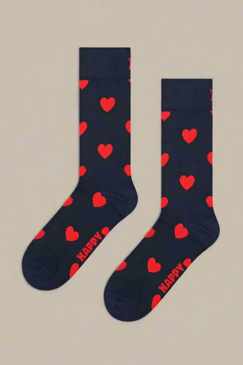 1 Pack Heart Socks Gift Set