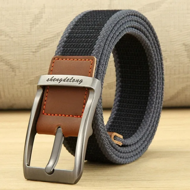 Aidase Canvas Belt Outdoor Tactical Belt Unisex High Quality Canvas Belts for Jeans Male Luxury Casual Straps Ceintures