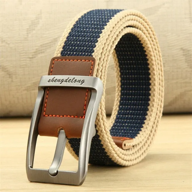 Aidase Canvas Belt Outdoor Tactical Belt Unisex High Quality Canvas Belts for Jeans Male Luxury Casual Straps Ceintures