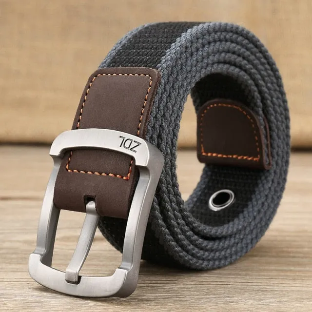 Aidase Canvas Belt Outdoor Tactical Belt Unisex High Quality Canvas Belts for Jeans Male Luxury Casual Straps Ceintures