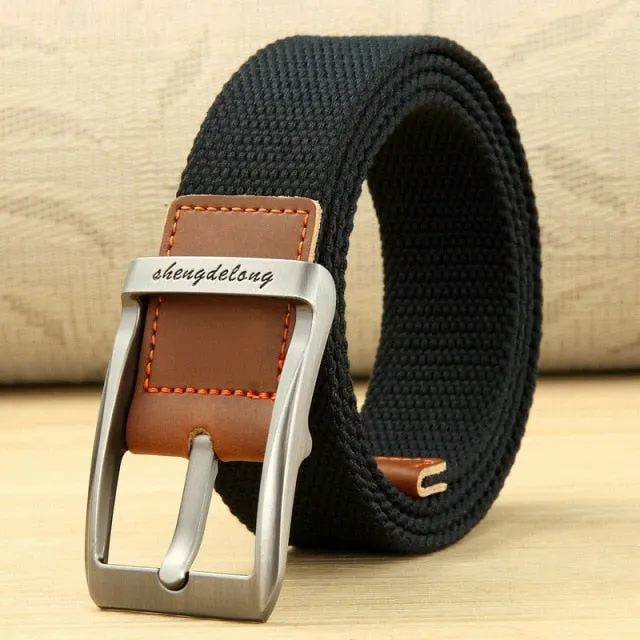 Aidase Canvas Belt Outdoor Tactical Belt Unisex High Quality Canvas Belts for Jeans Male Luxury Casual Straps Ceintures