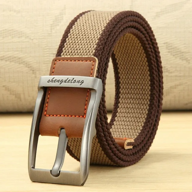 Aidase Canvas Belt Outdoor Tactical Belt Unisex High Quality Canvas Belts for Jeans Male Luxury Casual Straps Ceintures