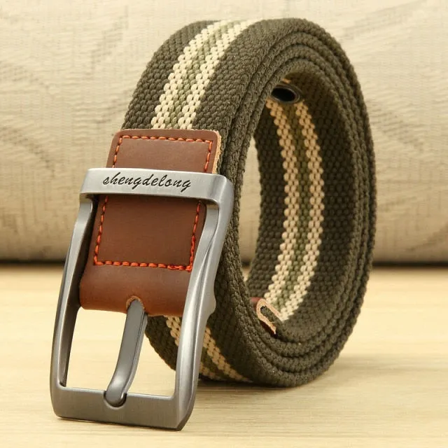 Aidase Canvas Belt Outdoor Tactical Belt Unisex High Quality Canvas Belts for Jeans Male Luxury Casual Straps Ceintures