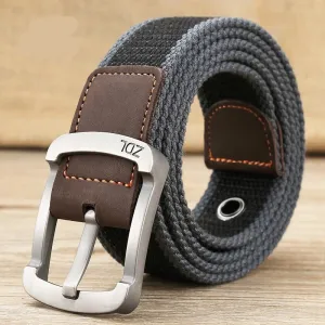 Aidase Canvas Belt Outdoor Tactical Belt Unisex High Quality Canvas Belts for Jeans Male Luxury Casual Straps Ceintures