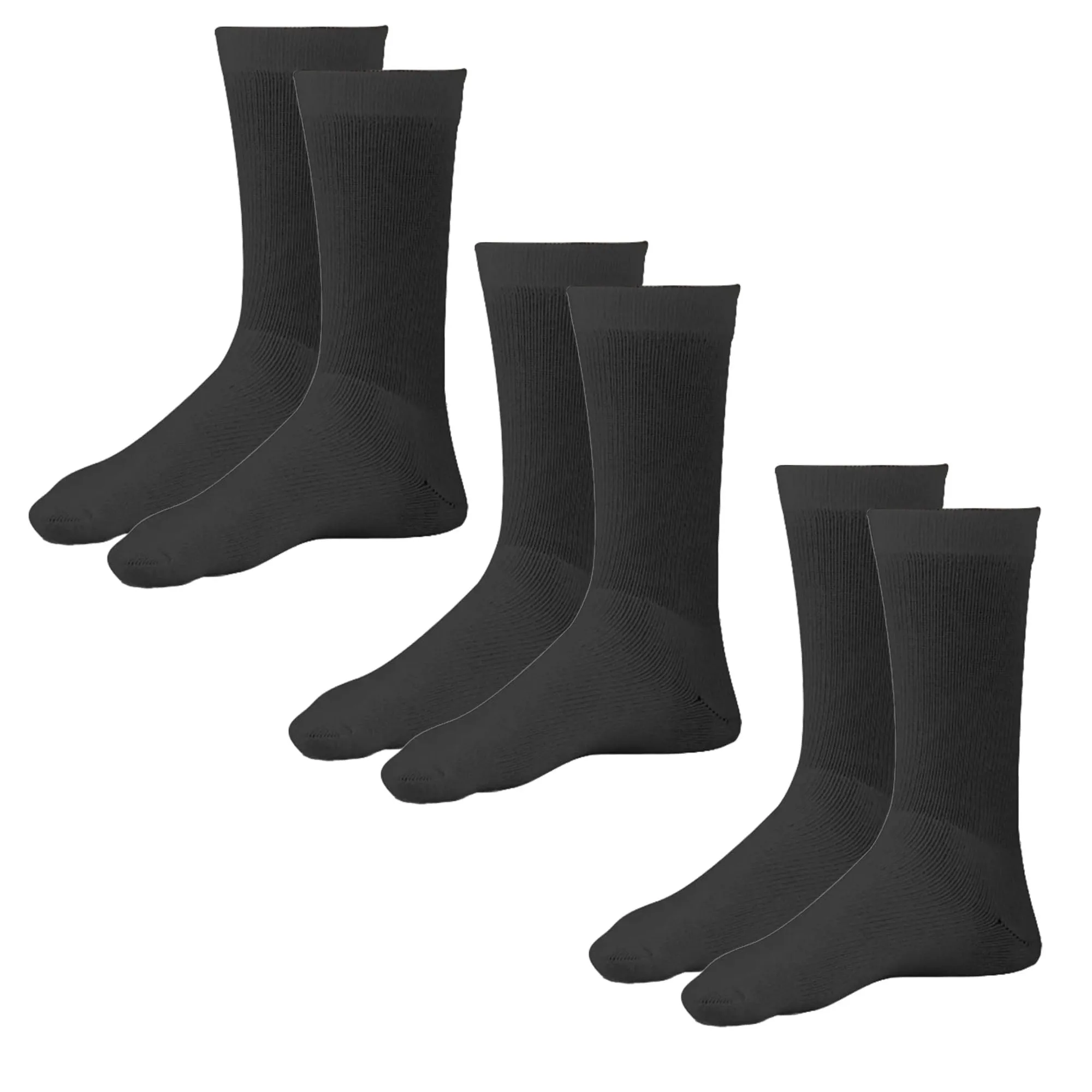 AW 130 Coolmax Crew Socks 20-30 mmHg (3 Pack)