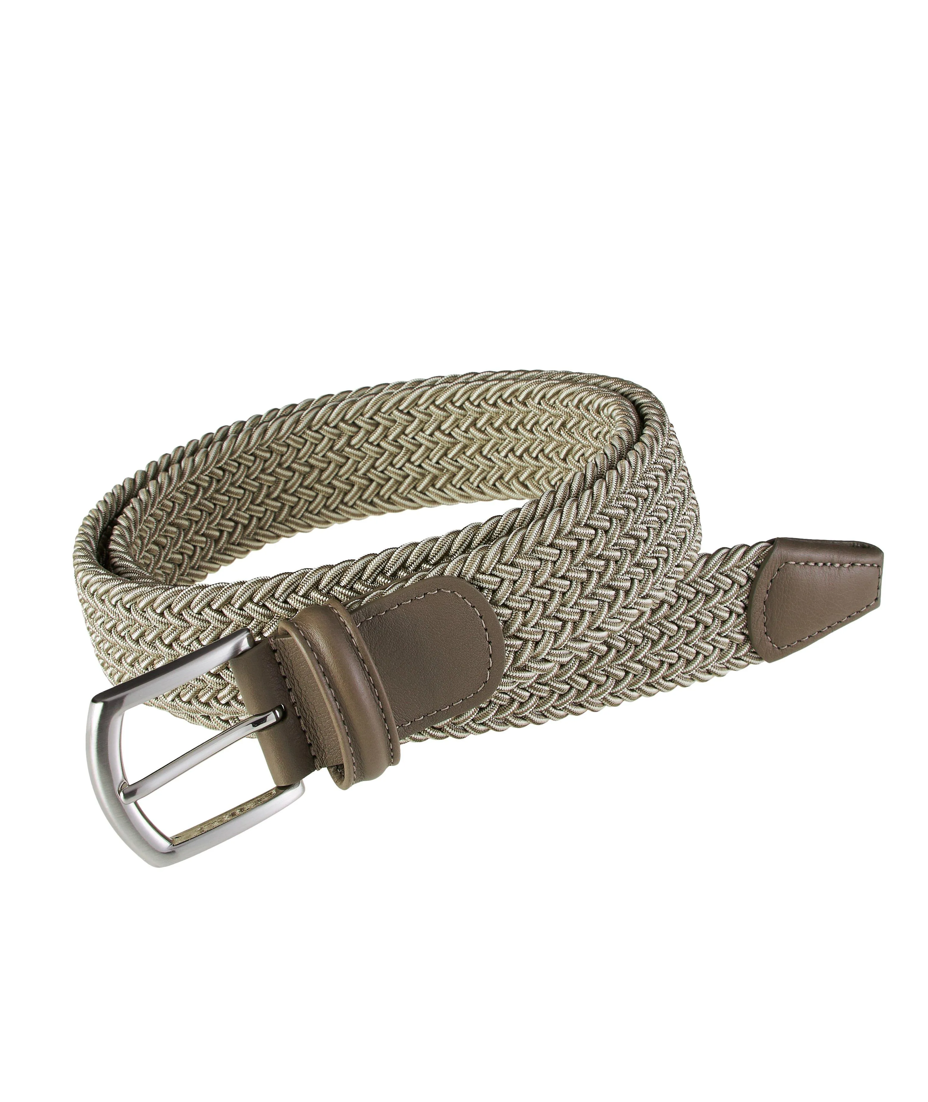 Beige Multicolour Woven Belt - Anderson's