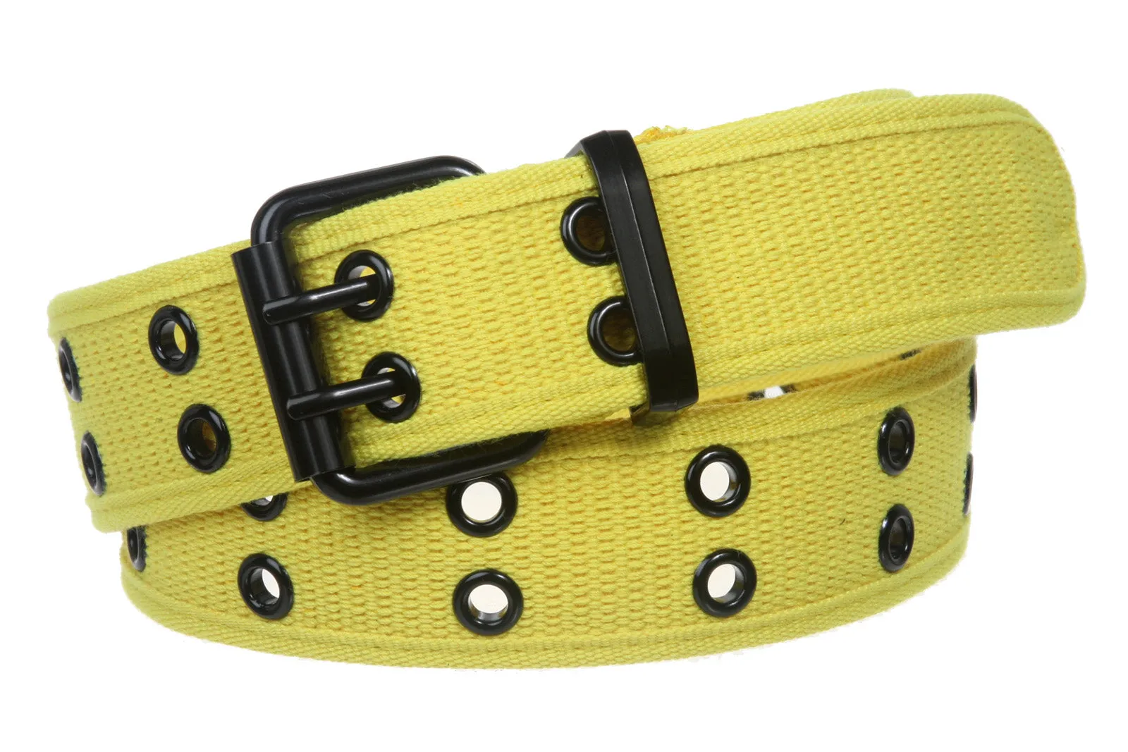 Big Tall Double Hole Grommets Canvas Web Belt Extra Large Plus Size