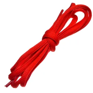 Birch's Oval Half Round 1/4" Shoe Laces - Red