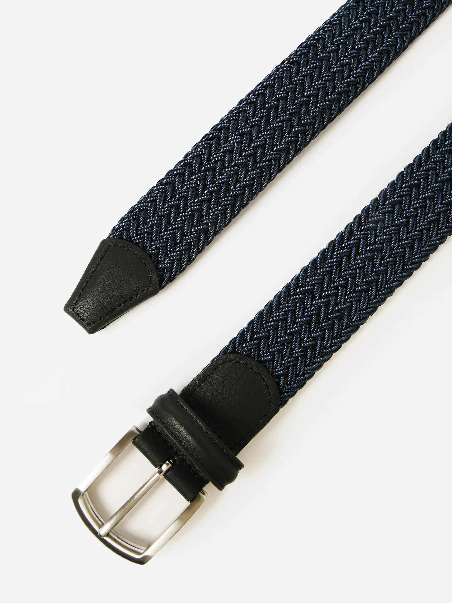 Blue Multicolour Woven Belt - Anderson's