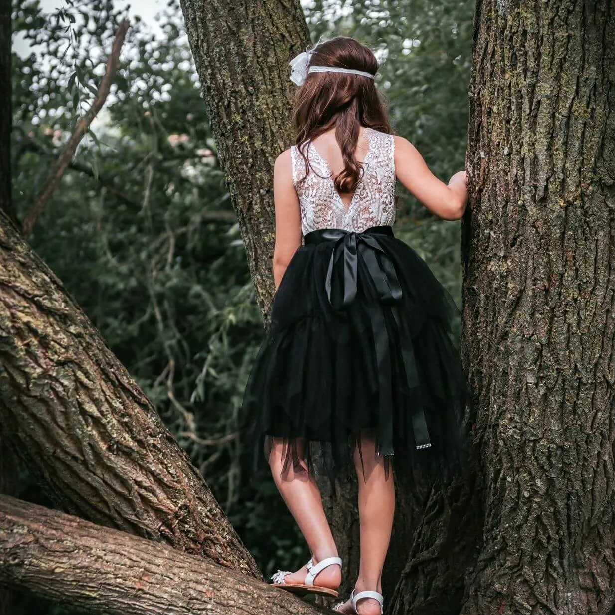 Boho Dreams Dress - Midnight Black