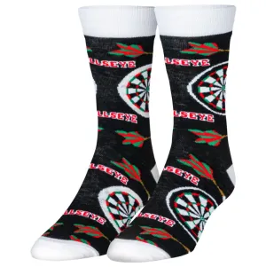 Bullseye Darts Crew Socks