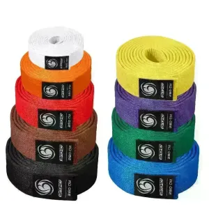 Bytomic Plain Polycotton Martial Arts Belt Pack of 10