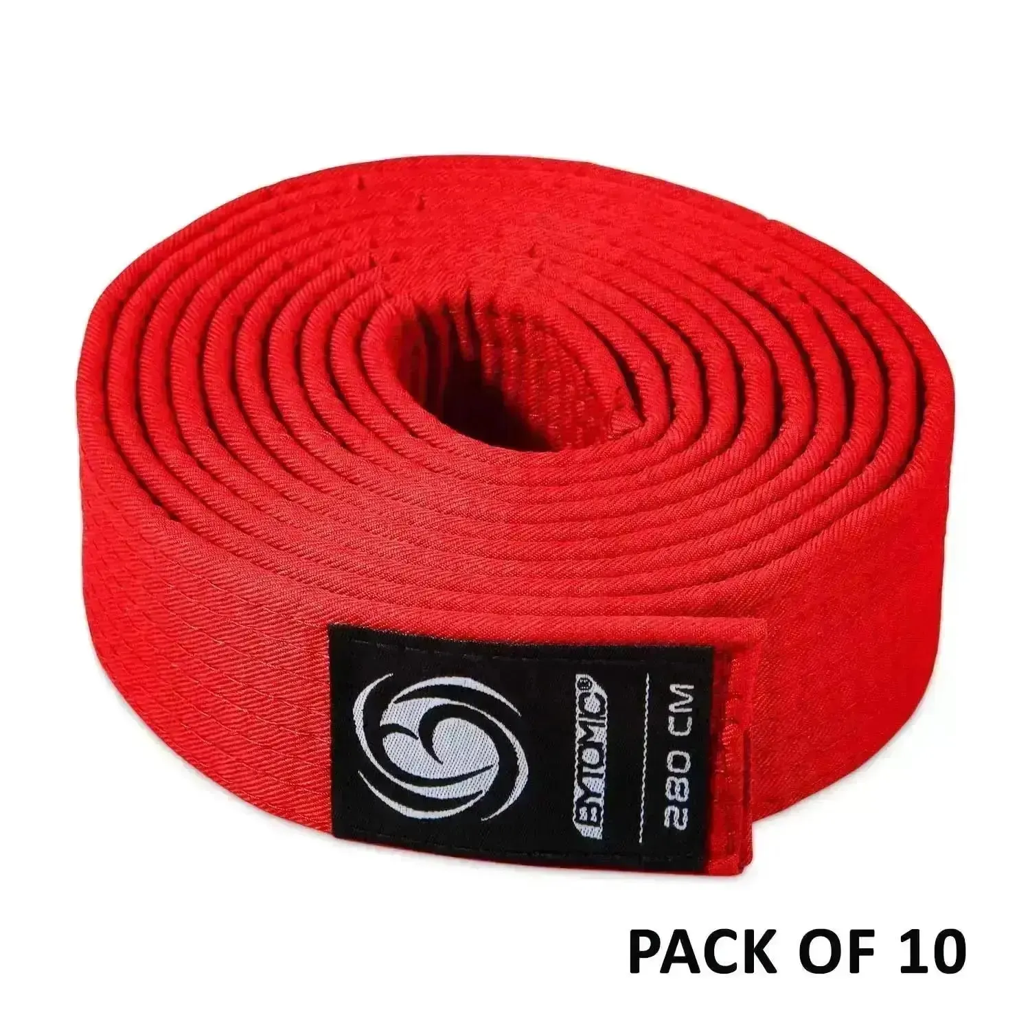 Bytomic Plain Polycotton Martial Arts Belt Pack of 10