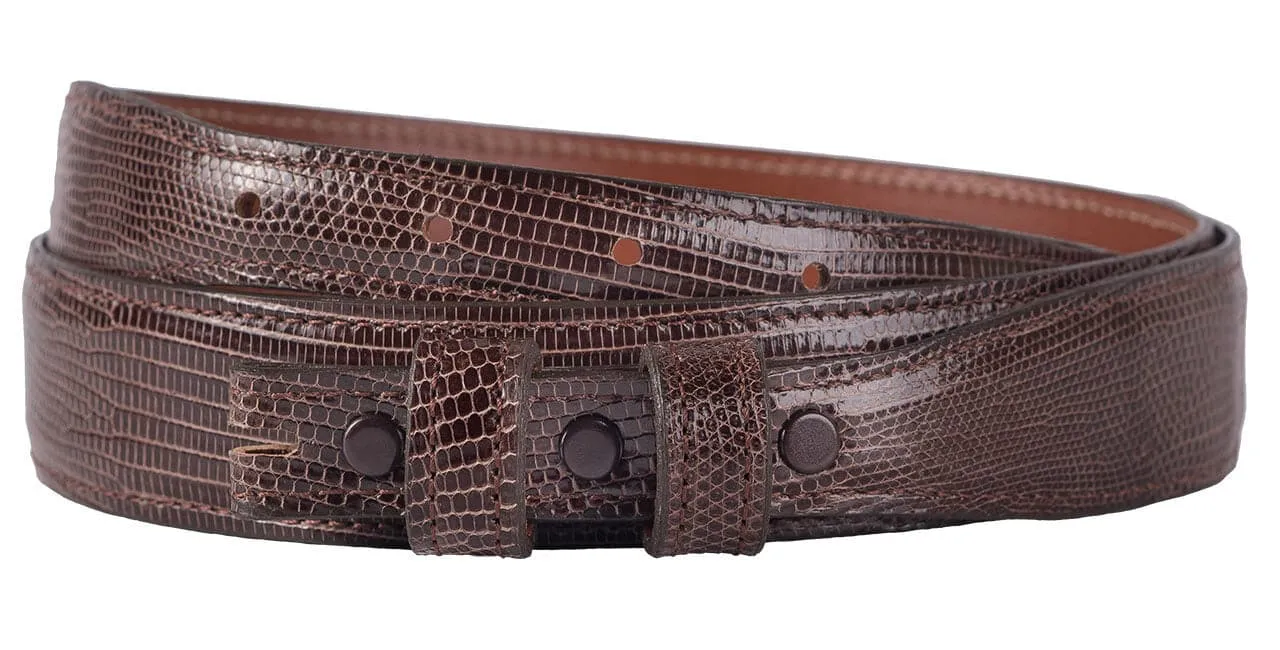 Chacon Lizard Tapered Belt Strap