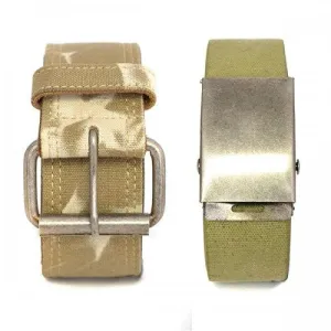 CHARLIE - Camo Military Army Style Twin Pack with two Webbing Belts