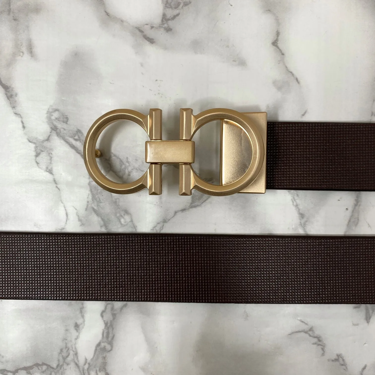 Classic 8 Pattern Formal Design Leather Strap Belt -JonasParamount