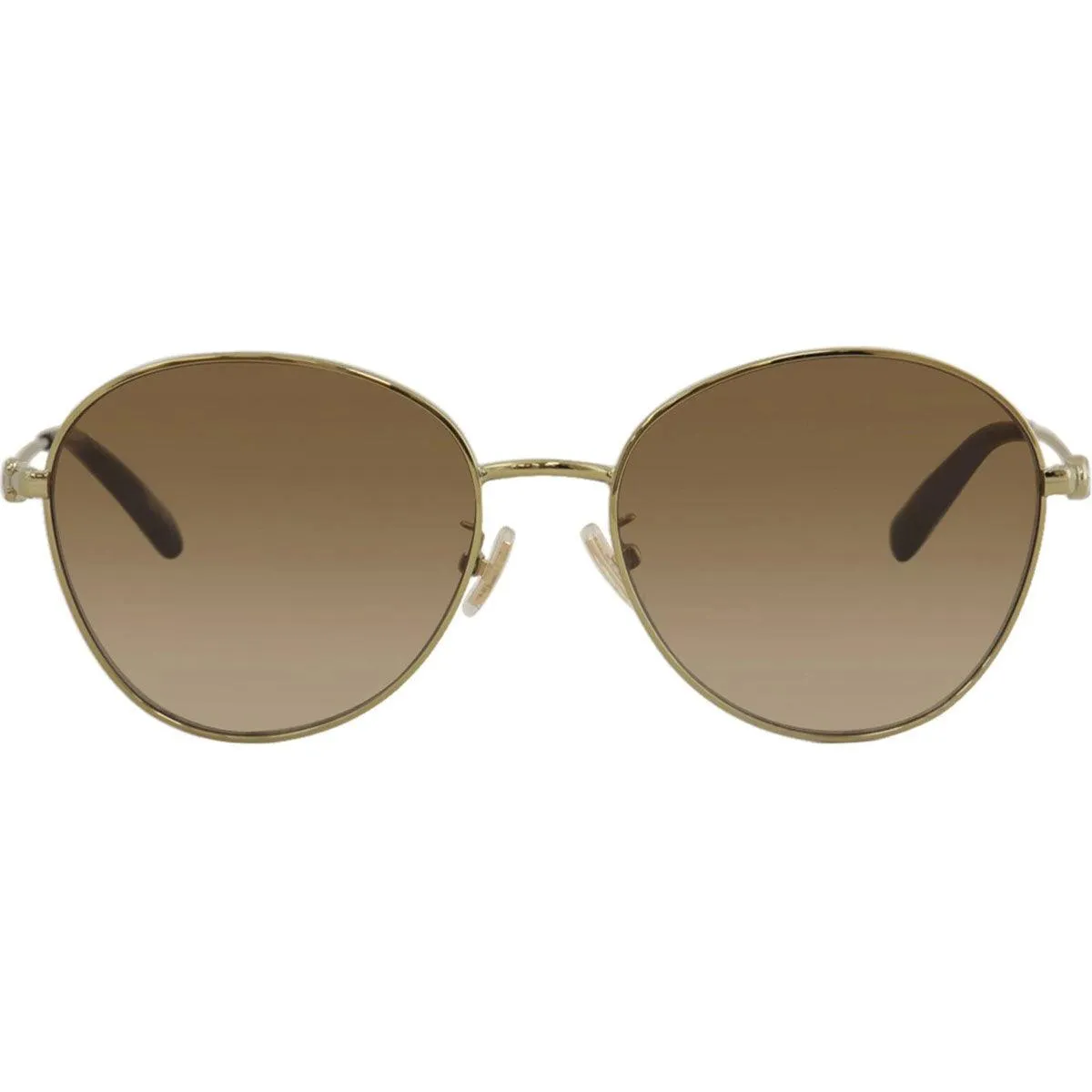 Coach Women's Sunglasses - Irregular Shiny Light Gold Metal Frame | HC7097B-90051359