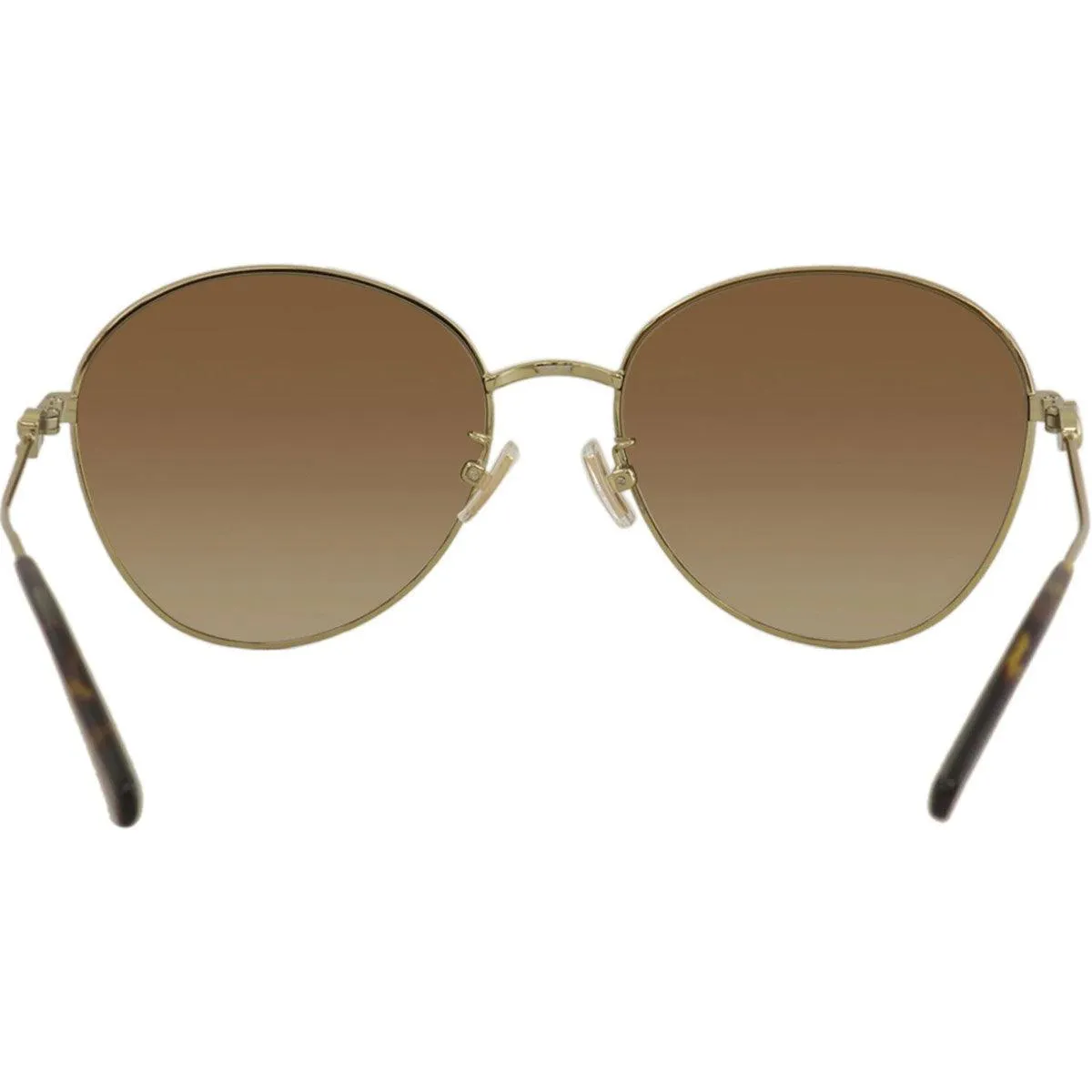 Coach Women's Sunglasses - Irregular Shiny Light Gold Metal Frame | HC7097B-90051359