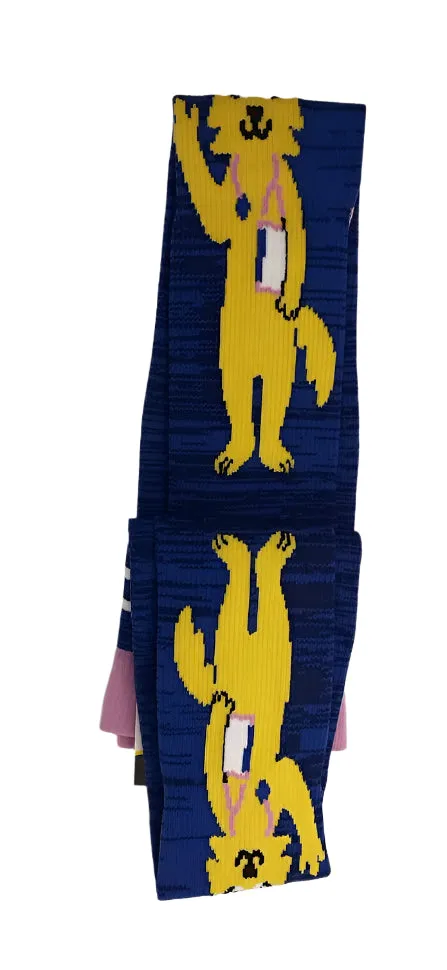 Compression Sock-Blue/Yellow Dog Nurse-Women -Size 6-10-20891