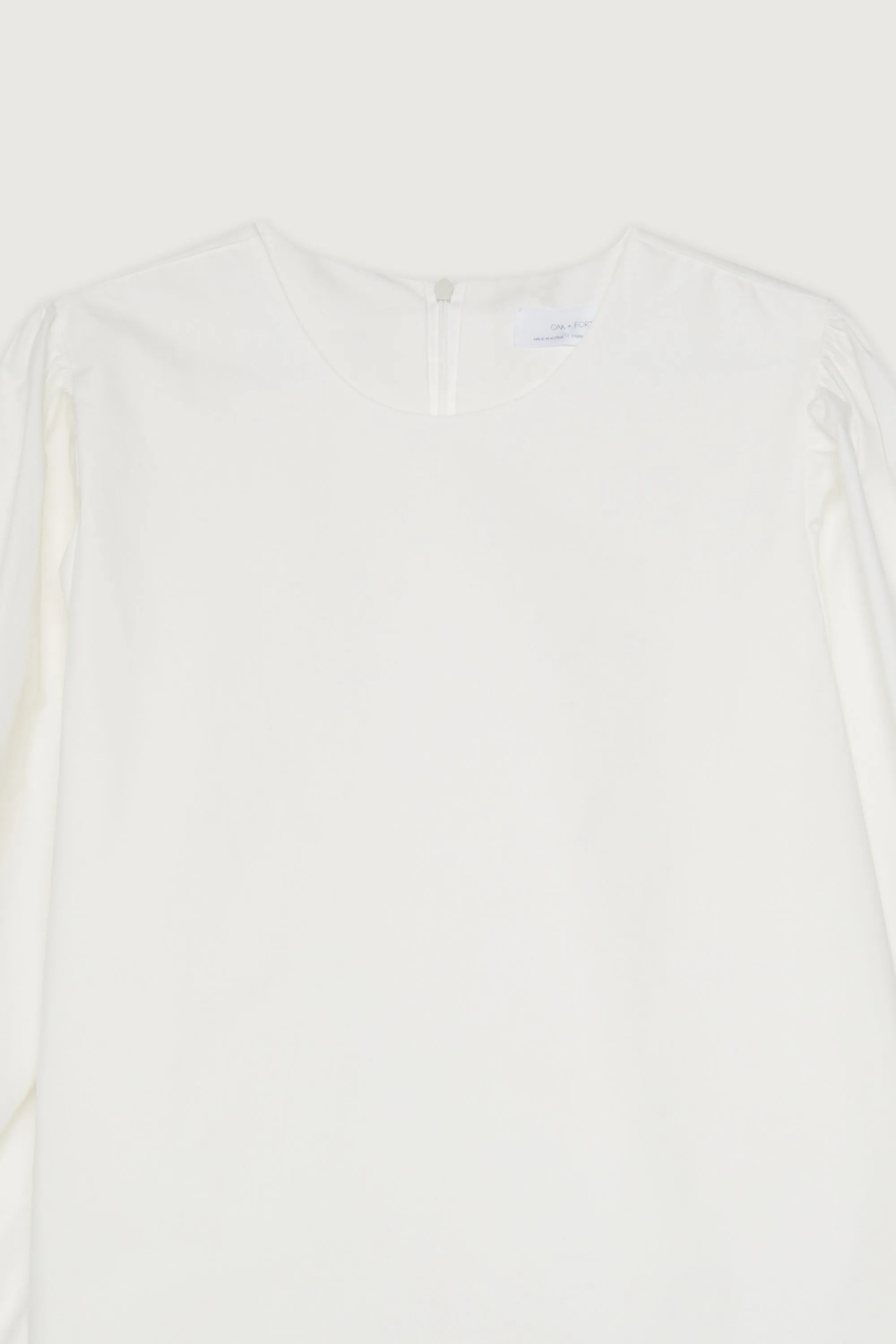 COTTON POPLIN BLOUSE