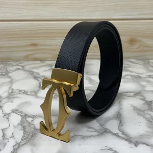 Cross Pattern Casual and Formal Leather Strap Belt -JonasParamount