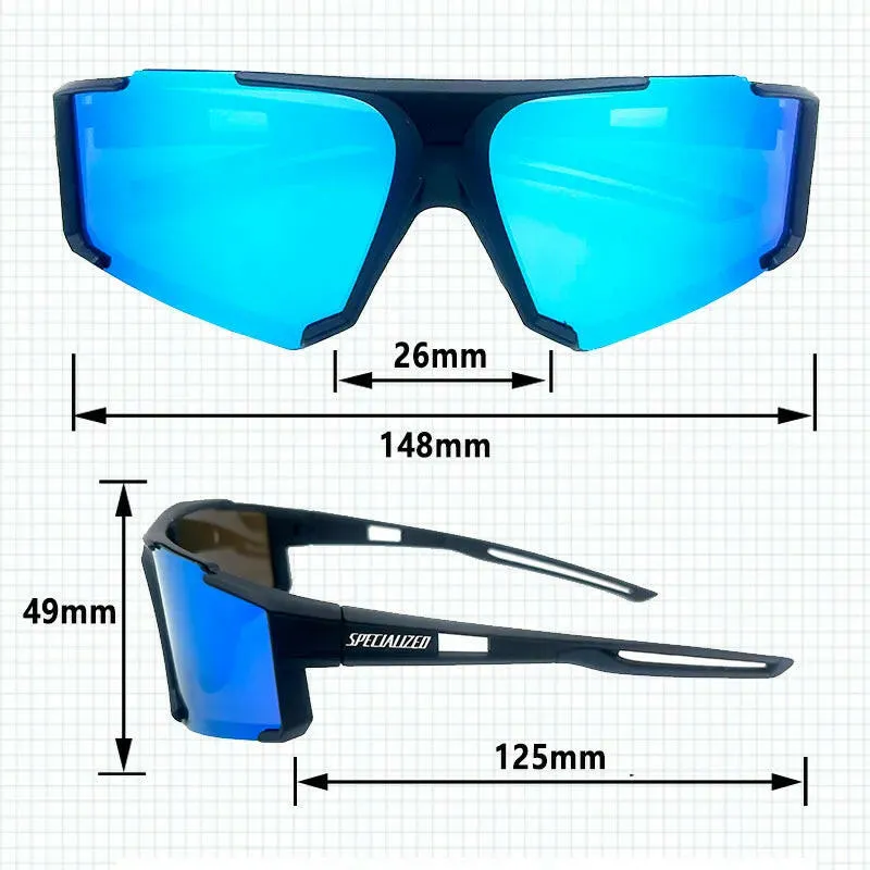 Cycling Polarized Sun Glasses 400 UV Protection for Men Women Outdoor Sports Windproof Bicycles Sunglass Driving Eyeglasses