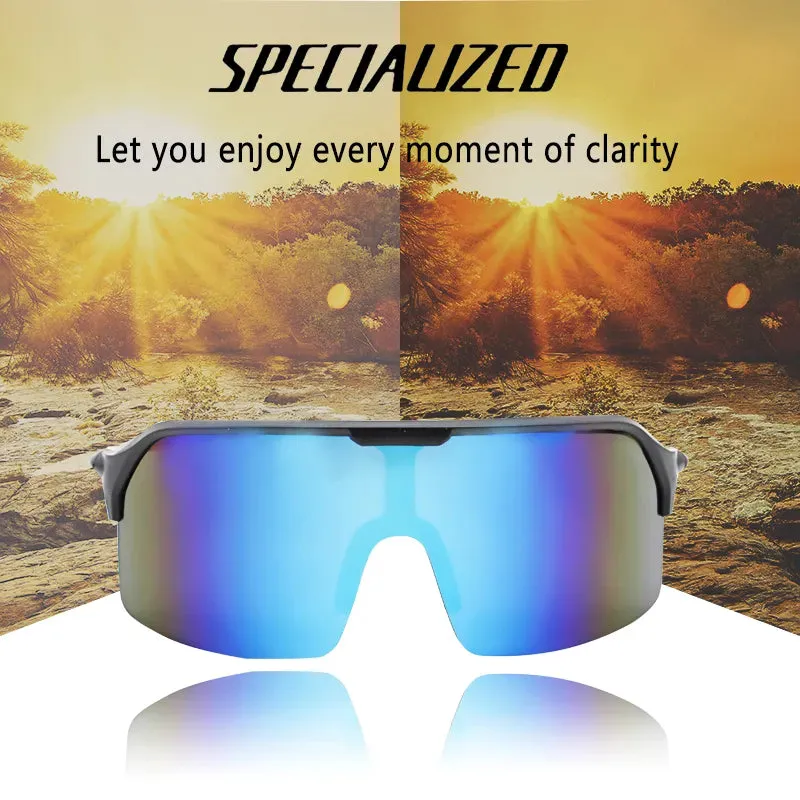 Cycling Sunglasses for Men Women Sport Polarized Lens Outdoor Goggles Bike Riding Glasses Bicycle Windproof Eyewear