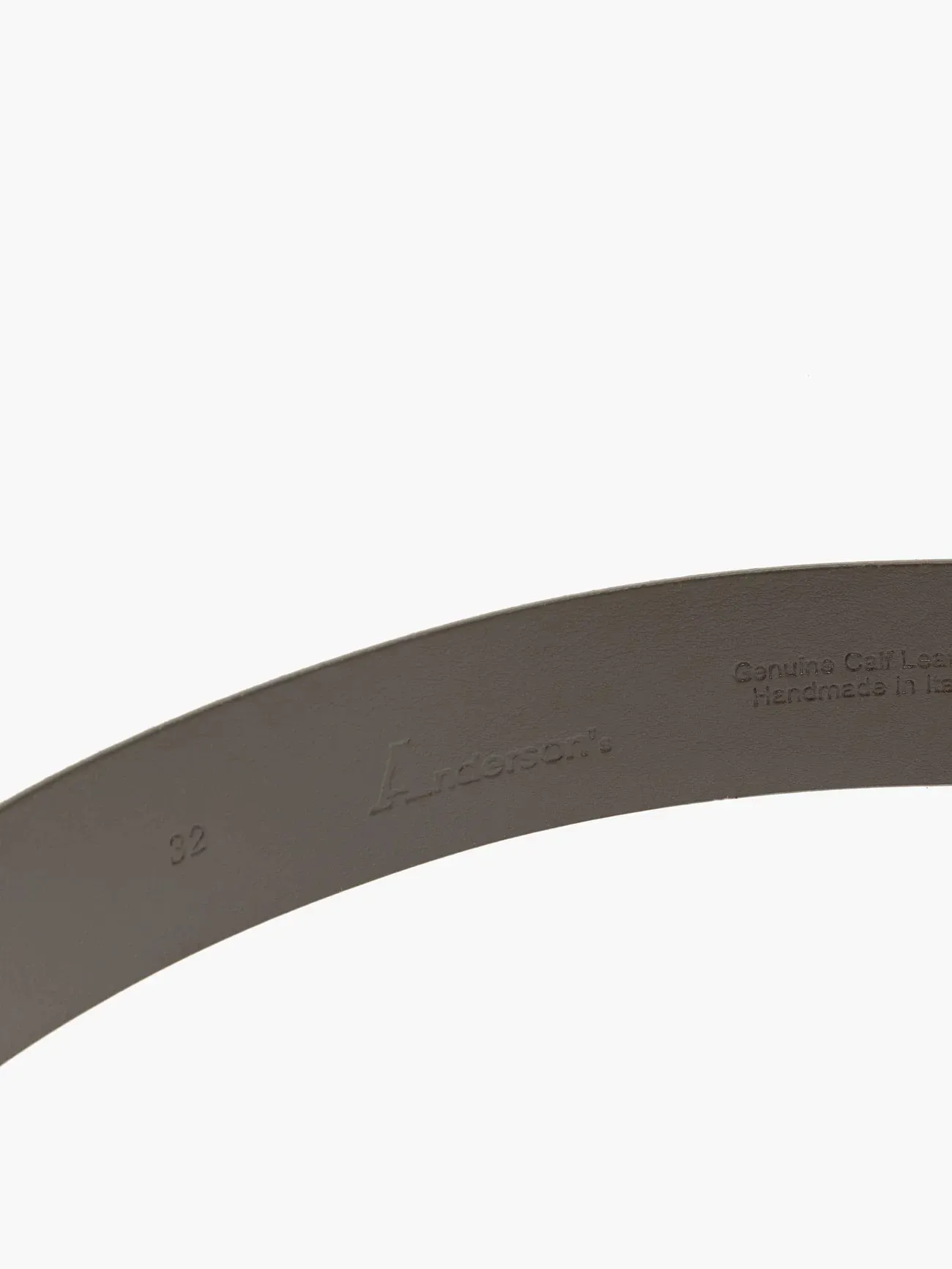 Dark Brown Suede Belt - Anderson's