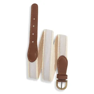 Dress Belt -- Sand Oxford