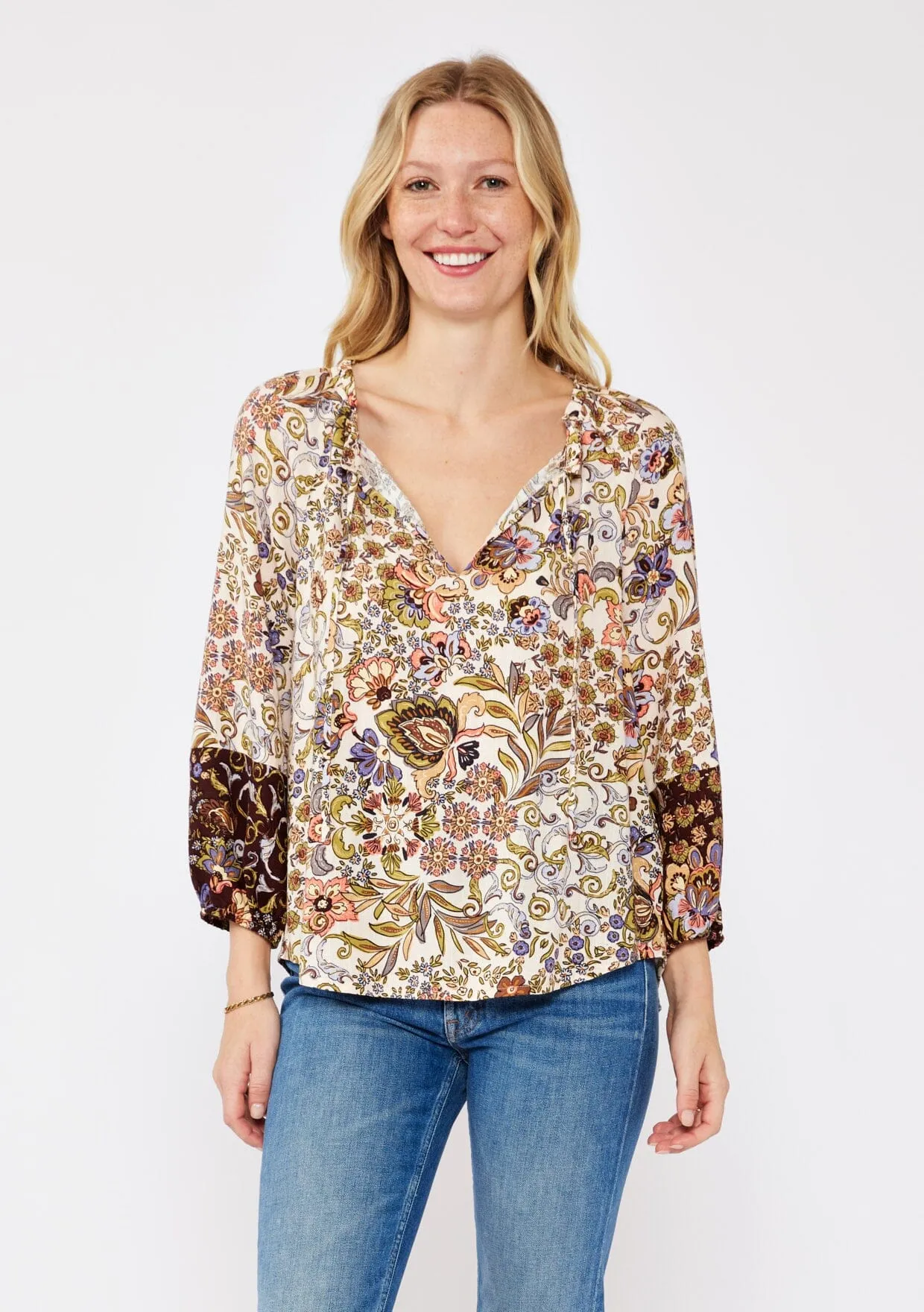 Earthy Bloom Blouse