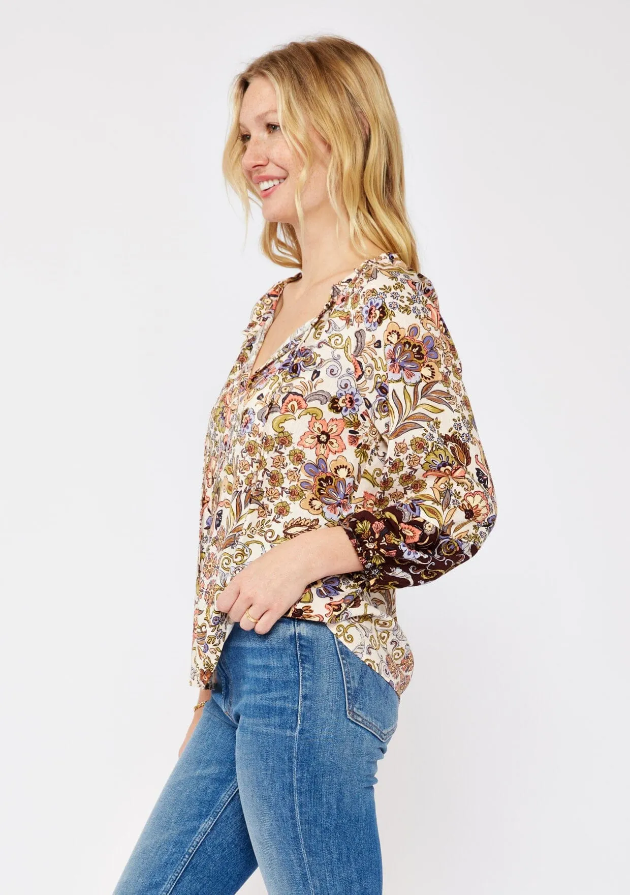 Earthy Bloom Blouse