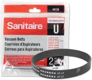 Eureka/Sanitaire Style U Belts (2-Pack) [61120]