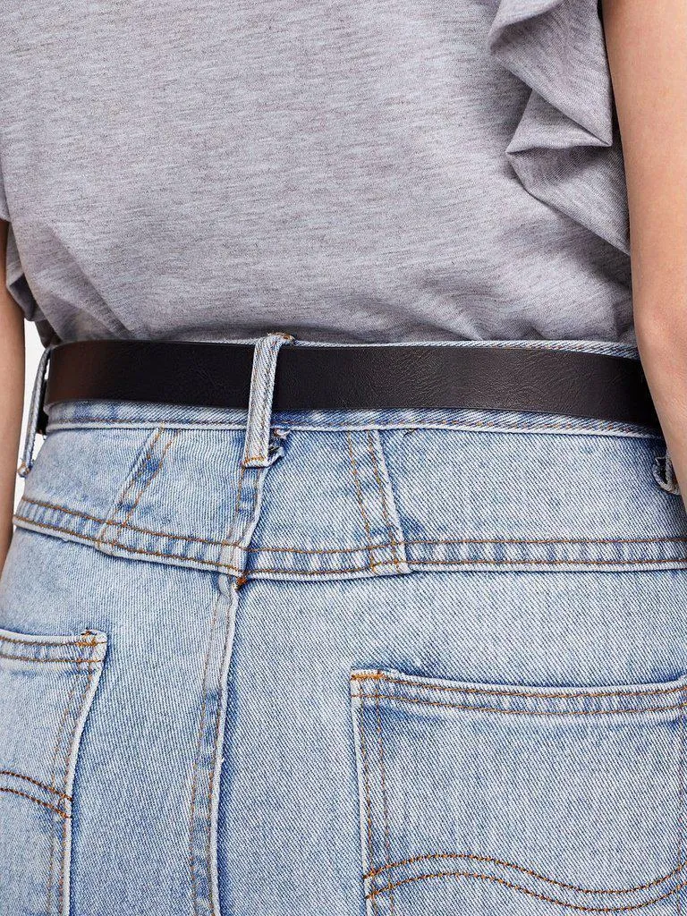 Faux Pearl Detail Belt