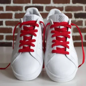 Flat Red Shoelaces