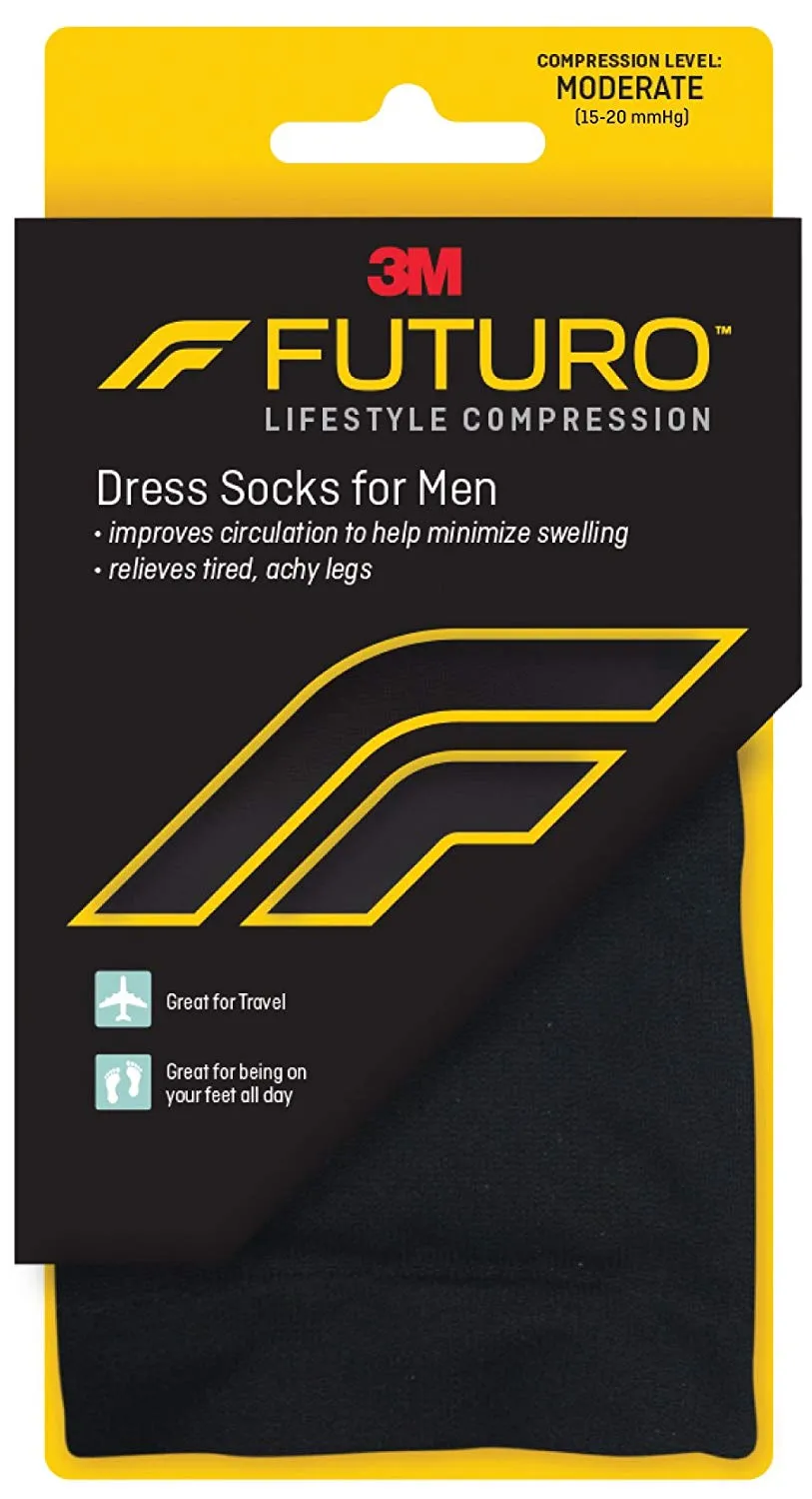 Futuro 71037EN Dress Socks for Men, Box of 12