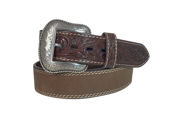 Gem Dandy Men's Brown Leather Belt