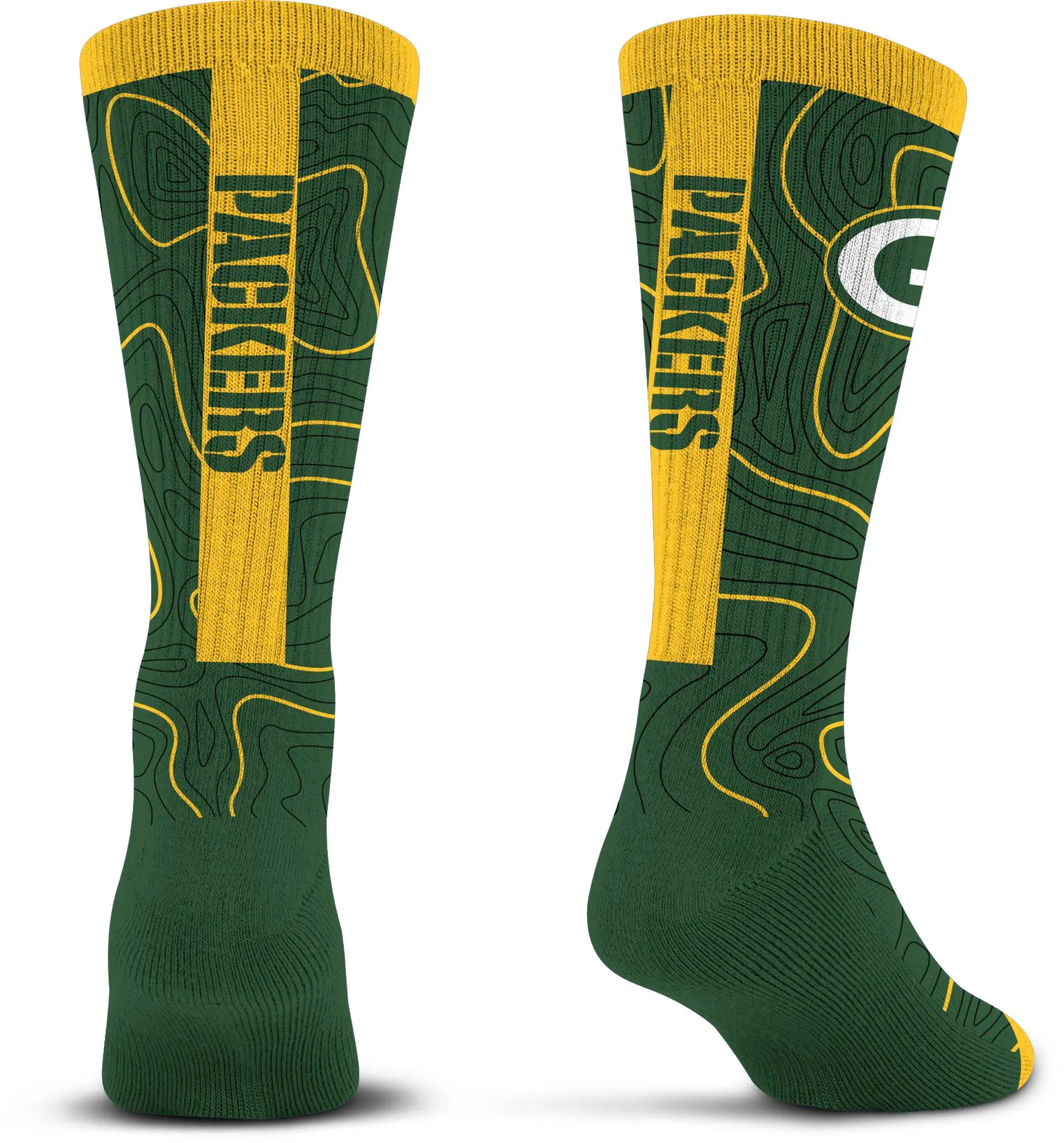 Green Bay Packers Systemic Crew Socks, Large