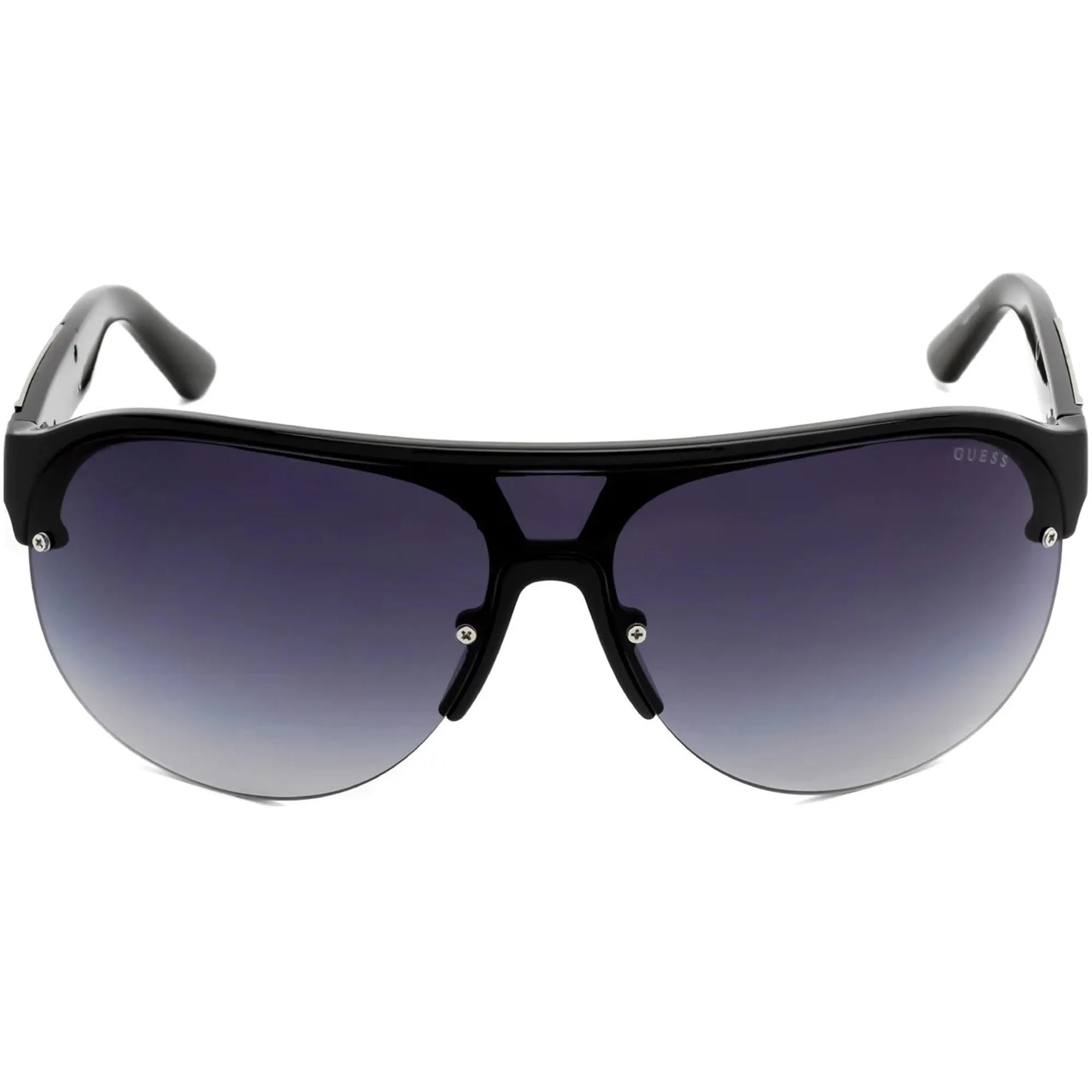 Guess Factory Unisex Sunglasses - Gradient Grey Plastic Lens Black Frame | GF5066 01B