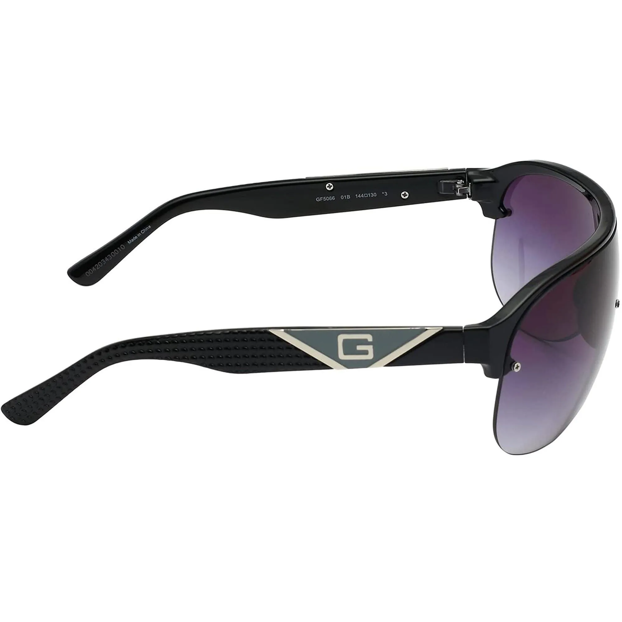 Guess Factory Unisex Sunglasses - Gradient Grey Plastic Lens Black Frame | GF5066 01B