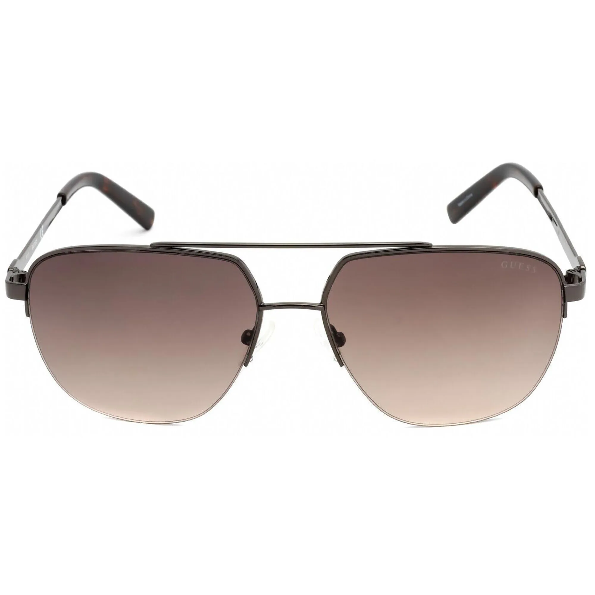 Guess Factory Unisex Sunglasses - Gradient Lens Full Rim Grey Metal Frame | GF5065 08F