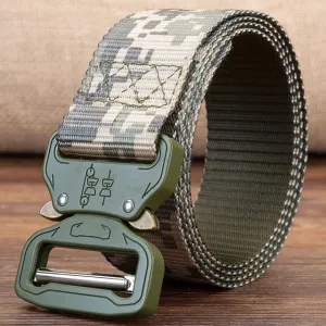 Heavy Duty Tactical Nylon Strap Military Belt