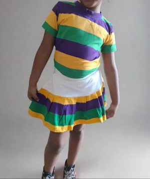 MARDI GRAS little one Tennis sporty tutu skirt