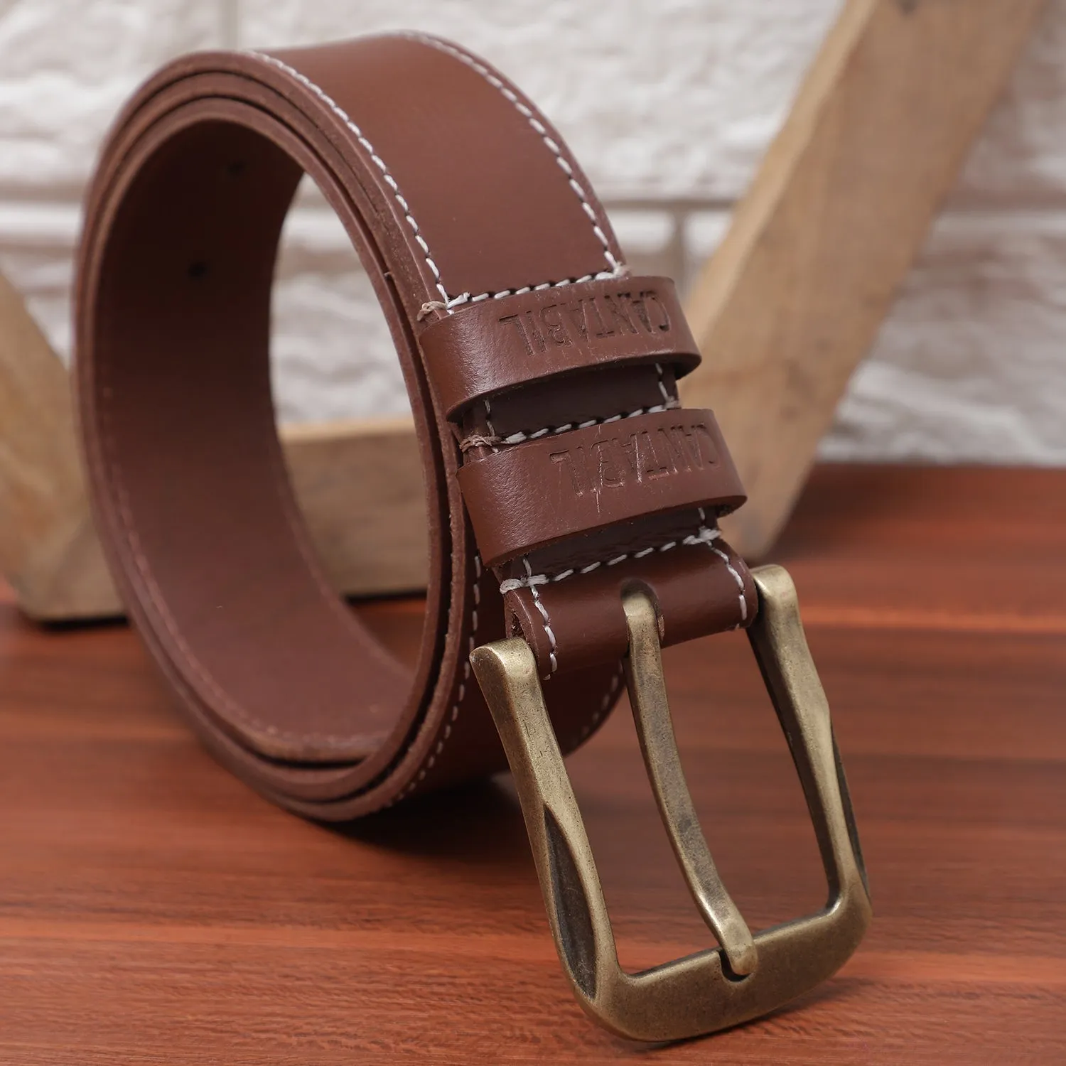 Men Tan Belt