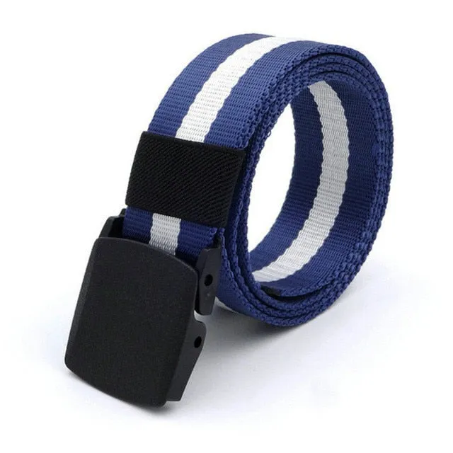 Men's Outdoor Army Military Style Tactical Nylon Belt