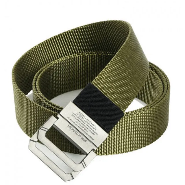 Men's Outdoor Army Military Style Tactical Nylon Belt