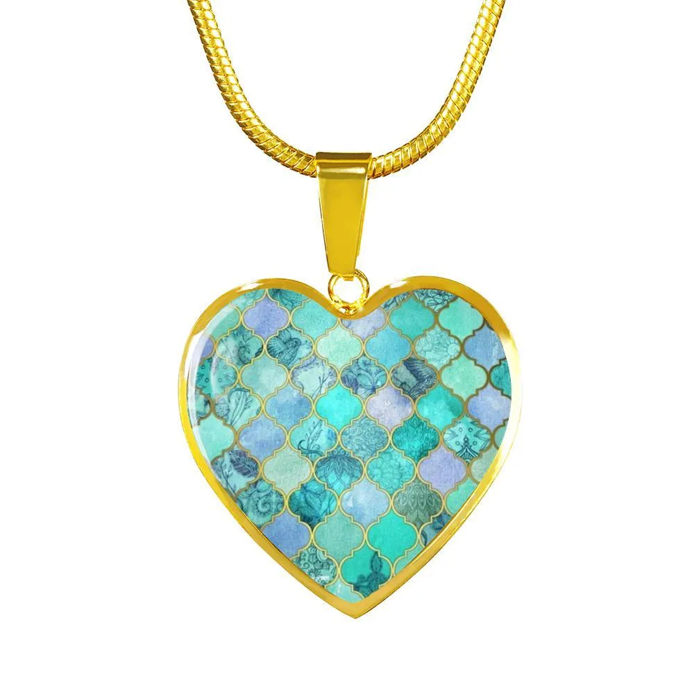 Mermaid Heart Necklace / Bracelet