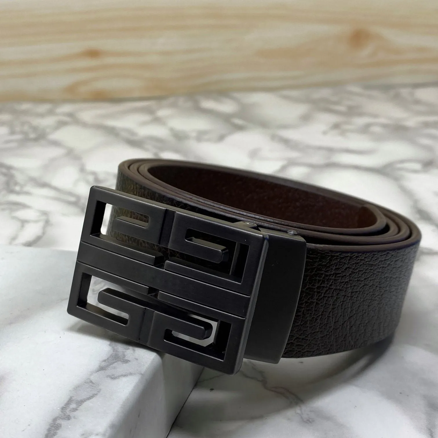 New Arrival Square Formal Leather Belt-JonasParamount