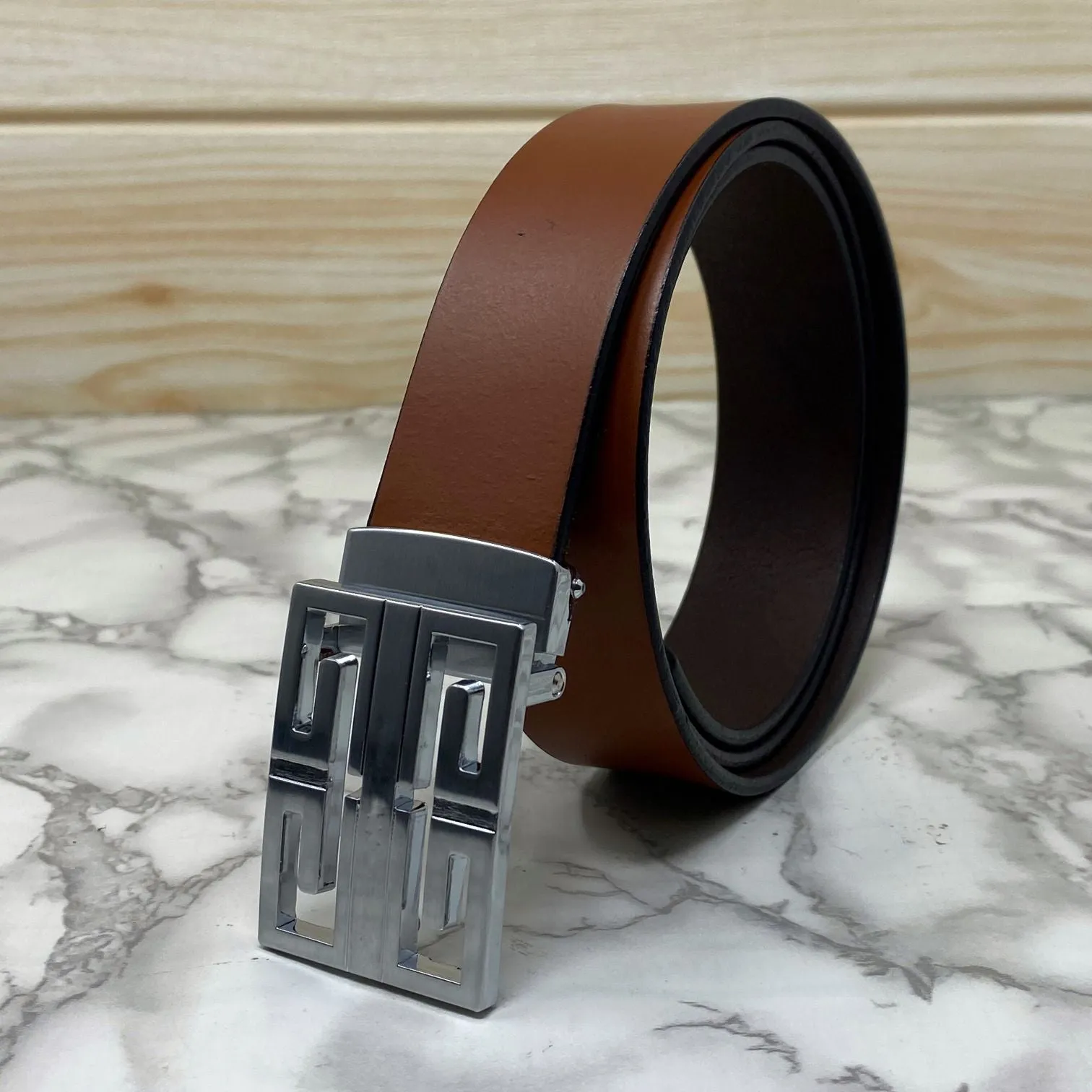 New Arrival Square Formal Leather Belt-JonasParamount