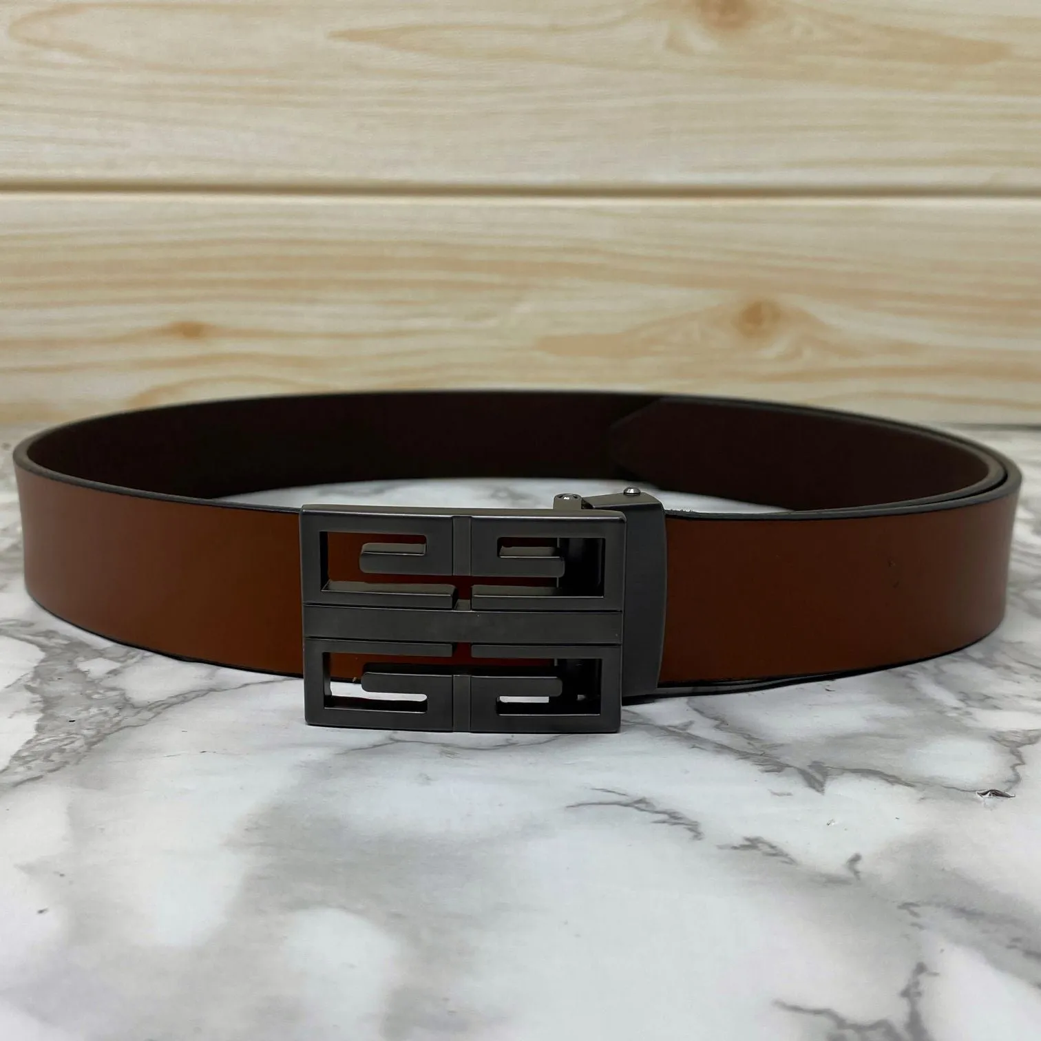 New Arrival Square Formal Leather Belt-JonasParamount