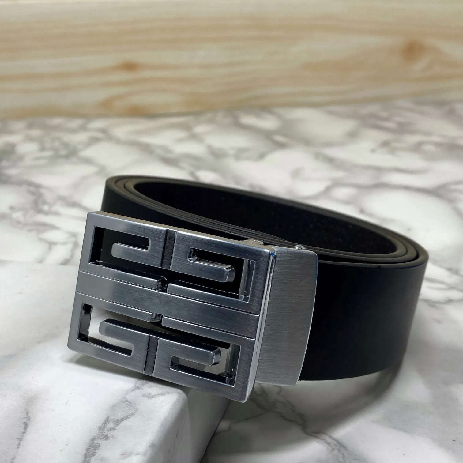 New Arrival Square Formal Leather Belt-JonasParamount